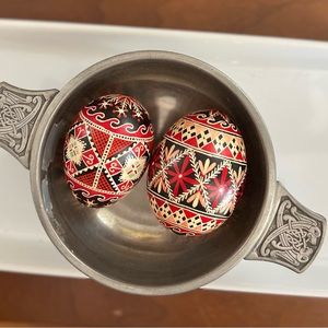 Vintage Pysanky Eggs
